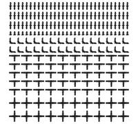 VooGenzek 220 Piezas Conectores de Manguera de Riego 4/7mm, Conectores para Tubo de Riego Goteo, Accesorios Riego Goteo, Conectores de Púas de Manguera Plástico para Sistemas de Riego