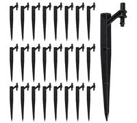 VooGenzek 25 Piezas 12.5cm Estacas de Soporte para Goteo de Riego, Varilla de Soporte Boquillas de Riego de Jardín, Inserción de Tierra Soporte, para Jardín, Plantas, Verduras