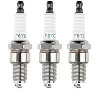 VooGenzek 3 Piezas F6TC Bujías para Motosierra, Bujía F6TC / F7TC Reemplazo, Bujía para Desbrozadora, para GX120 GX200 GX240 Go Kart Mini Bike Tillage Polishing Machine 168F