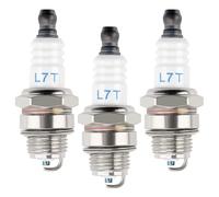 VooGenzek 3 Piezas L7T Bujías para Motosierra, Bujía BM6A / L7T Reemplazo, Bujía para Desbrozadora, Bujías de 2 Tiempos, para Cortacésped Motosierra Repuestos de Motor