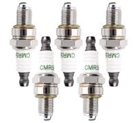VooGenzek 5 Piezas CMR5H Bujías para Motosierra, Bujía CM5H / CMR5H / CMR6H / CMR7H Reemplazo, Bujía para Desbrozadora, Bujías de 4 Tiempos, Compatible con Honda GX25 GX35 Motor