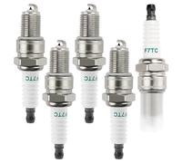 VooGenzek 5 Piezas F7TC Bujías para Motosierra, Bujía F6TC / F7TC Reemplazo, Bujía para Desbrozadora, para GX120 GX200 GX240 Go Kart Mini Bike Tillage Polishing Machine 168F
