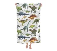 VOOHDDY Cool Dino - Toalla de playa de microfibra suave y absorbente de secado rápido, toallas de baño grandes para baño, mujeres, hombres, niños, niñas, piscina, camping, viajes, natación, picnic,