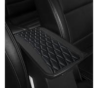 VOOIV Funda Reposabrazos Coche para Honda Civic | Civic Type R | CR-V | e:Ny1 | HR-V | Jazz | ZR-V, Multifuncional Impermeable Almohadilla Consola Central PU Cuero Cojín Protectora,E Grey