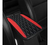 VOOIV Funda Reposabrazos Coche para Honda Civic | Civic Type R | CR-V | e:Ny1 | HR-V | Jazz | ZR-V, Multifuncional Impermeable Almohadilla Consola Central PU Cuero Cojín Protectora,B Red