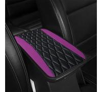 VOOIV Funda Reposabrazos Coche para Honda Civic | Civic Type R | CR-V | e:Ny1 | HR-V | Jazz | ZR-V, Multifuncional Impermeable Almohadilla Consola Central PU Cuero Cojín Protectora,G Purple