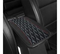 VOOIV Funda Reposabrazos Coche para Honda Civic | Civic Type R | CR-V | e:Ny1 | HR-V | Jazz | ZR-V, Multifuncional Impermeable Almohadilla Consola Central PU Cuero Cojín Protectora,D Black