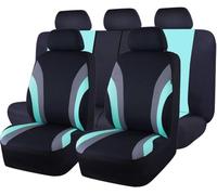 VOOIV Fundas Asientos Coche para Alfa Romeo Giulia GTA/GTAm, Cómodo Transpirable Todas Las Estaciones Delantero Trasero Fundas Coche,B/Green