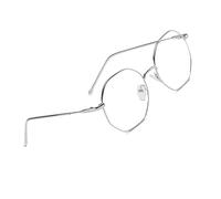 Voolga Clásicas Retro Gafas de Luz Azul con Marco de Metal Anti-Tensión de Ojos para Ordenador, Trabajo, PC, Gaming, Tablet, Videojuegos