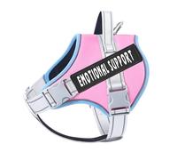 voopet Arnés para perro de apoyo emocional, chaleco profesional, perros pequeños, medianos y grandes, reflectante, transpirable y ajustable, sin tirones ni estrangulamiento, arnés ESA Essential