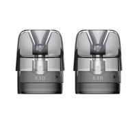 VOO'POO Argus E40 Pod cartucho 4,5 ML capacidad 0,3/0,45/0,6ohm relleno lateral para Kit Argus E40 cigarrillo electrónico 2 unids/paquete Original (0,3 ohmios) - No Nicotine No Liquid