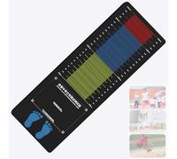 VoOqo Estera de Salto Largo de Pie, Esteras de Ejercicio Antideslizantes Estera de Salto Largo para Niños Adultos, Almohadilla de Gimnasio Liviana con Marca de Medición, Tabla de Entrenamiento