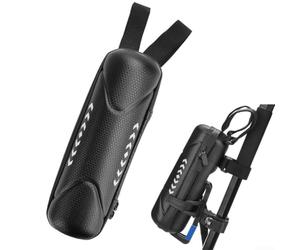 Vootnifig Bolsa frontal para monopatín eléctrico, 1 L, impermeable, de EVA, bolsa de almacenamiento para manillar, ajustable, ligera, diseño antideslizante especial para cargadores esenciales y