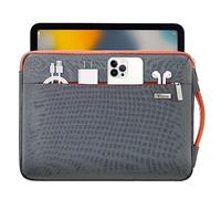 Voova Funda Portatil 11.6 12-12.9 13.3 Pulgadas (30,5×21,5×2,5CM) Funda Ordenador para iPad Pro 12.9 Macbook Air M1 2020, Macbook Pro 13-in. 13.6 Macbook Air M2 2022 Bolsa Portatil, Gris Oscuro