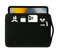 Voova Funda Portatil 13 13.3 Pulgadas (30,5×21,5×2,5CM) Funda Ordenador para iPad Pro 12.9 Macbook Air M1 M2 13.6 Macbook Pro 13 iPad Tablet 11.6 Bolsa Portatil, Negro