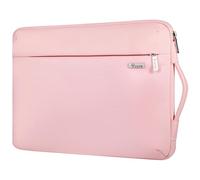 Voova Funda Portatil 15 Pulgadas para MacBook Air 15 360°Protectora Funda Ordenador para MacBook Air M2, Microsoft Surface, MacBook Pro Funda PC Tejido Impermeable Mejorado Bolsa Portatil, Rosado