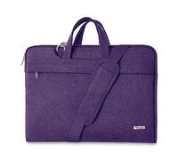 Voova Maletin Funda para Portatil 17 17.3 Pulgadas, Bolsa Ordenador, Impermeable, Compatible con Macbook Air Dell Acer ASUS Samsung Hp Lenovo, Morado
