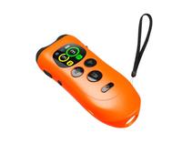 VOOVQEN Entrenador ultrasónico para perros, dispositivo antiladridos, rango | Entrenador antiladridos con 3 niveles ultrasónicos, 3 niveles de sonido, triple transductor, pantalla LED, 1200 mAh