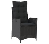 Vopese Bel Au?en Model3213075 - Juego de comedor con cojín (9 piezas, polirratán), color negro