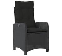 Vopese Bel Au?en Model3213174 - Juego de comedor de jardín con cojín (polirratán, 3 piezas, 3 piezas, color negro)