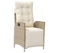 Vopese Bel Au?en Model3213436 - Juego de comedor de jardín con cojín (5 piezas, polirratán), color beige