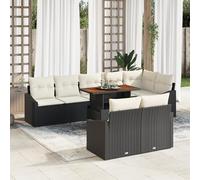 Vopese Bel Au?en Model3349851 - Juego de comedor de jardín con cojín, color negro