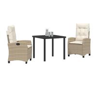 Vopese Bel Au?en Model3380393 - Juego de comedor de jardín con cojín, 3 piezas, color beige