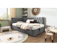 Vopese Sofá L-Form Moderno 90x190cm - Almacenamiento Oculto, Diseño Elegante para Espacios Pequeños