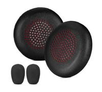 VOQGHTU Almohadillas de repuesto suaves para auriculares Poly 4310/4320/UC2, esponjas, orejeras, auriculares, mangas, almohadillas de cuero proteína