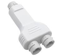 VOQGHTU Diseño impermeable, IP68 impermeable RJ45 acoplador divisor, 1 pulgada, 2 salidas, extensor de transmisión de datos, distribución de datos confiable, transmisión de señal estable
