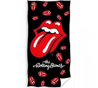 VORAGA Toalla de Playa Suave Terciopelo Multicolor 140cm x 70cm Algodón The Rolling Stones