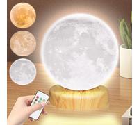Rsccleaner Light Therapy Lamp®, 10000 Lux con 3 temperaturas de color, brillo ajustable, temporizador y función de memoria, lámpara de luz solar con control remoto para dormitorio, oficina, sala de