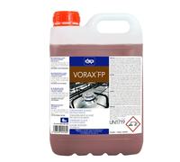 VORAX FP - Quitagrasas DESENGRASANTE ALCALINO PARA PLANCHAS DE ASAR 5L. Potente Desengrasante alcalino para cocinas. Elimina Grasa requemadas e incrustada.