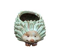 VORCOOL Hedgehog Maceta suculenta en Forma de Animal Maceta de Resina de Escritorio para balcón de jardín