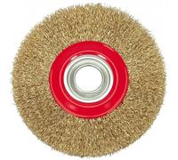 VOREL 06980 - circular de 200 mm cepillo, alambre ondulado