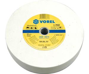 Vorel 08876 - disco de afilar de 20 cm, ideal para afilar herramientas