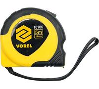 VOREL 10106 - Cinta de medición de 5mx16mm amarillo-negro