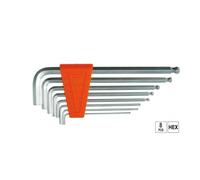 Vorel 56473 - llave hexagonal con bola de set 8pcs 1.5-8mm crv