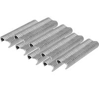 Vorel 600 grapas delanteras tipo E para alambres, vallas y vallas de malla metálica, para frontal 49840, abrazaderas y clips para vallas