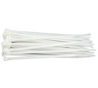 VOREL 73885 - ataduras de cables 290x3.6mm 100pcs / blanco /