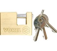 VOREL 77210 - latón rectangular candado 50mm