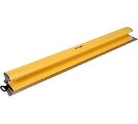 Vorel - Espátula de acero inoxidable, 0,3 mm, hoja de acero inoxidable, ancho: 1000 mm, extra ligera, mango en Z, para enyesar paredes y techos, masilla de yeso, amplia y grande