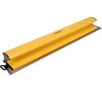 Vorel - Espátula de acero inoxidable, 0,3 mm, hoja de acero inoxidable, ancho: 800 mm, extra ligera, mango en Z, para enyesar paredes y techos, masilla de yeso, amplia y grande