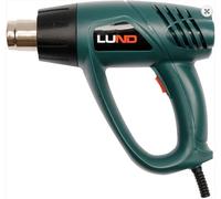 Vorel Pistola de Aire Caliente 2 Niveles 1500W 500 °C Fén/Decapador