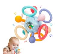 VORENUS Juguete Mordedor Pelota Bebé 0-3 Meses, Montessori Juguete de Denticion Sonajero para Bebe 6-12 Meses, Educativos Sensorial Silicona Regalo de Niños Y Niñas 0 3 6 9 12 Meses