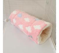 Vorezytla Hamaca multifuncional de ante con canal para mascotas, hámster, deslizador de azúcar, saco de dormir, nido de descanso para animales pequeños