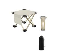 Vorezytla Silla plegable portátil para exteriores, silla de pesca ligera, apertura y cierre en un segundo, soporte reforzado grueso en forma de X, antideslizante y duradero