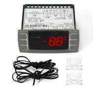 VORGENS Controlador de temperatura Dixell XR06CX-4N1F1 para refrigeradores/congelador comerciales de 120 V, 50-60 Hz, reemplazo para controlador de temperatura programable Dixell con sonda de
