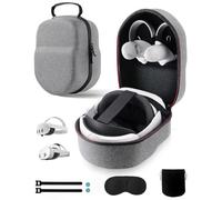VORI Funda para Meta Quest 3/3S/2 y Vision Pro/Pico 4, Correa Elite y Correa para la Cabeza de batería, con Protector de Lente, Funda de Transporte rígida portátil