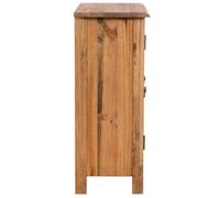 Vorpalize Armario de pino macizo con diseño vintage, 59 x 32 x 80 cm, mueble de baño, mueble de baño para dormitorio, salón, armario de baño, armario de lavadora, armario bajo, resistente y duradero